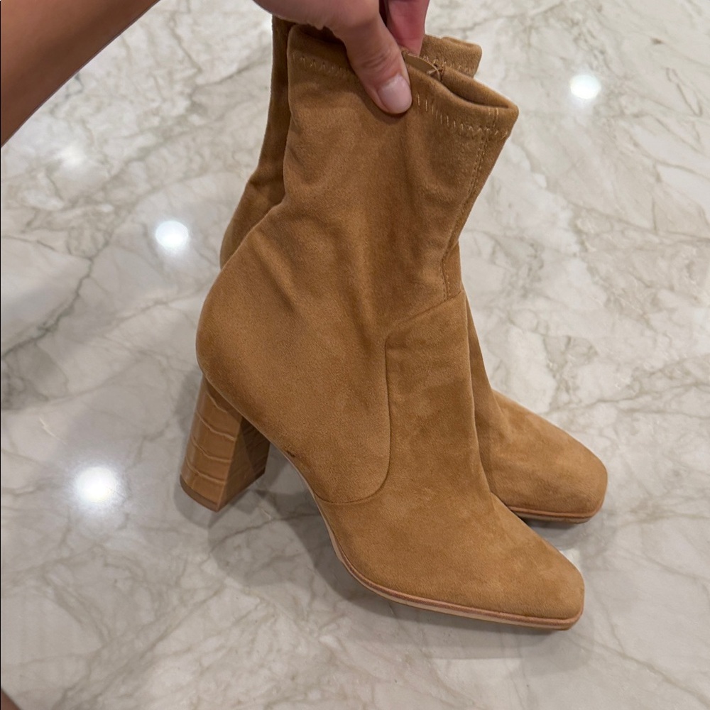 Dolce Vita Faux Suede Sock Booties